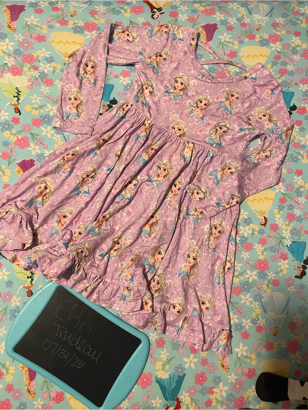 Junebug Bamboo Elsa long sleeve twirl
